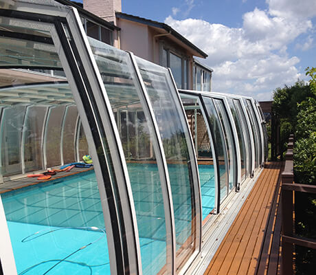 Photo of an Omega swimming pool enclosure