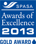 SPASA Awards of Excellence 2013 Gold Award logo