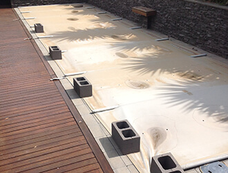 Photo of a pool before a swimming pool enclosure was installed