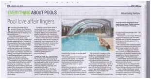 Photo of the article written about TPEC in The Age newspaper