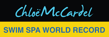 Chloë McCardel Swim Spa World Record logo Chloë McCardel Swim Spa World Record