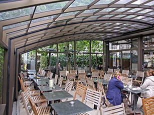 Photo of a Corso Progres Grande commercial swimming pool enclosure
