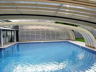 Photo of a Style commercial swimming pool enclosure