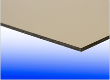 Smoked compact sheet Illustration of smoked compact sheet