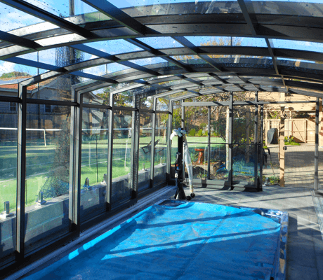 Photo of a Vision swimming pool enclosure