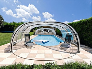Photo of an Olympic High swimming pool enclosure