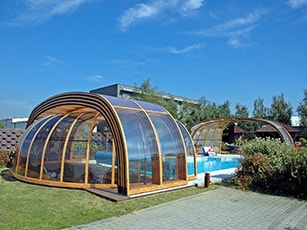 Photo of an Olympic High swimming pool enclosure