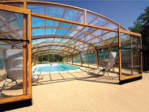 Photo of a Venezia High swimming pool enclosure