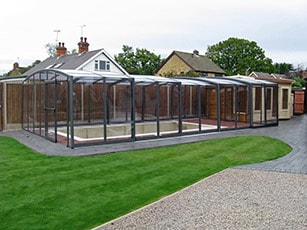 Photo of a Vision High swimming pool enclosure