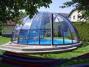 Photo of an Orient High swimming pool enclosure
