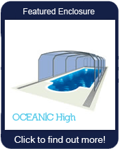 Illustration of an Oceanic High swimming pool enclosure model