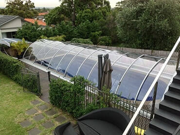Photo of a medium swimming pool enclosure