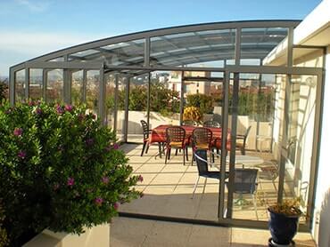 Photo of a terrace enclosure