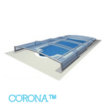 Illustration of a Corona swimming pool enclosure model