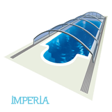 Illustration of an Imperia swimming pool enclosure model