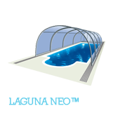 Illustration of a Laguna NEO swimming pool enclosure model