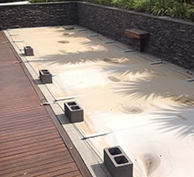 Photo of an Imperia NEO low swimming pool enclosure