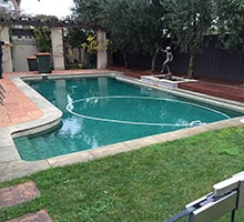 Photo of an Omega High swimming pool enclosure
