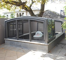 Photo of a Vision spa enclosure
