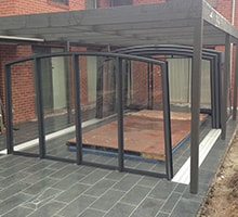 Photo of a Vision spa enclosure