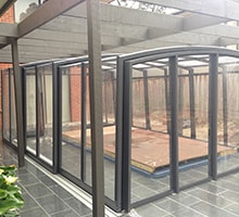 Photo of a Vision spa enclosure