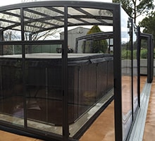 Photo of a Vision spa enclosure