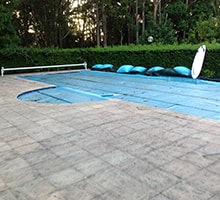 Photo of a Ravena High swimming pool enclosure