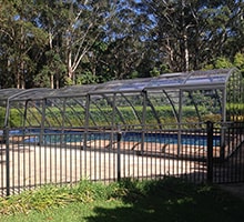 Photo of a Ravena High swimming pool enclosure
