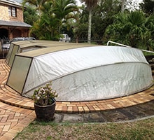 Photo of a Universe Medium swimming pool enclosure