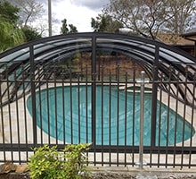 Photo of a Universe Medium swimming pool enclosure