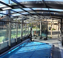 Photo of a Vision High swimming pool enclosure
