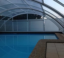 Photo of a Universe Medium swimming pool enclosure