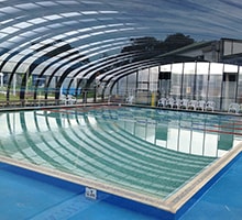 Photo of a Laguna commercial swimming pool enclosure