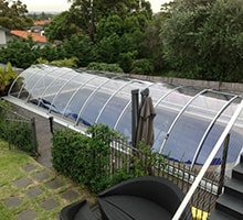 Photo of a Universe Medium swimming pool enclosure