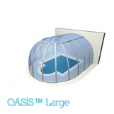 Illustration of an Oasis Large spa dome model