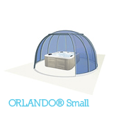 Illustration of an Orlando Small spa dome model