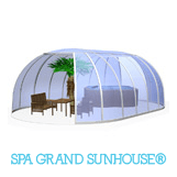 Illustration of a Spa Grand Sunhouse spa dome modell
