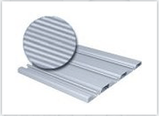 Illustration of pool enclosure anodized track